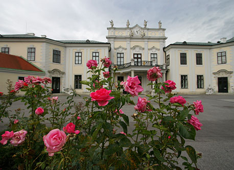 Schloss Hetzendorf, a Baroque palace that now serves as a school